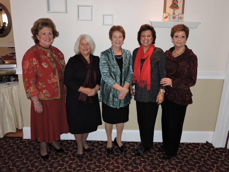 The newly elected Executive Board for the Auxiliary of Charlton Memorial Hospital are (from left) M Paula Raposa, President; Benvinda O’Leary, Vice President; Judy Menard, Secretary; Cleo Resendes, Treasurer; and Agatha St. Amour, Hospital Liaison. Kathy Rhodes, Assistant Secretary, is not pictured. COURTESY SOUTHCOAST HEALTH